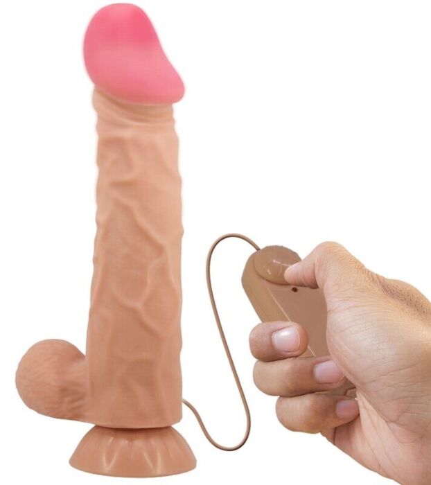 Realistischer Dildo mit verschiebbarer Haut und Fernbedienung Pretty Love Sliding Skin