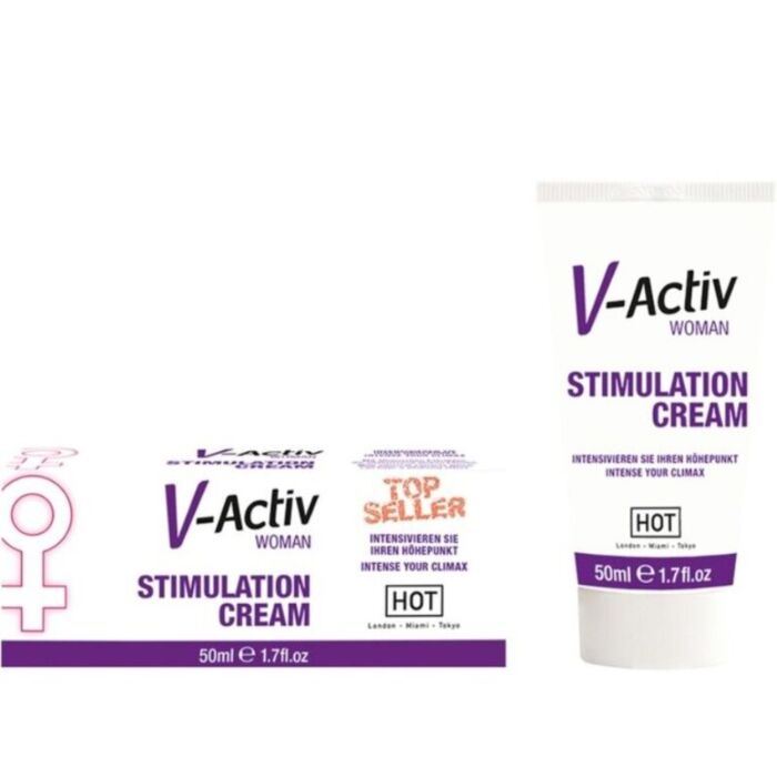 Crema Estimuladora HOT V-ACTIV für Frauen Crema Estimuladora HOT V-ACTIV für Frauen