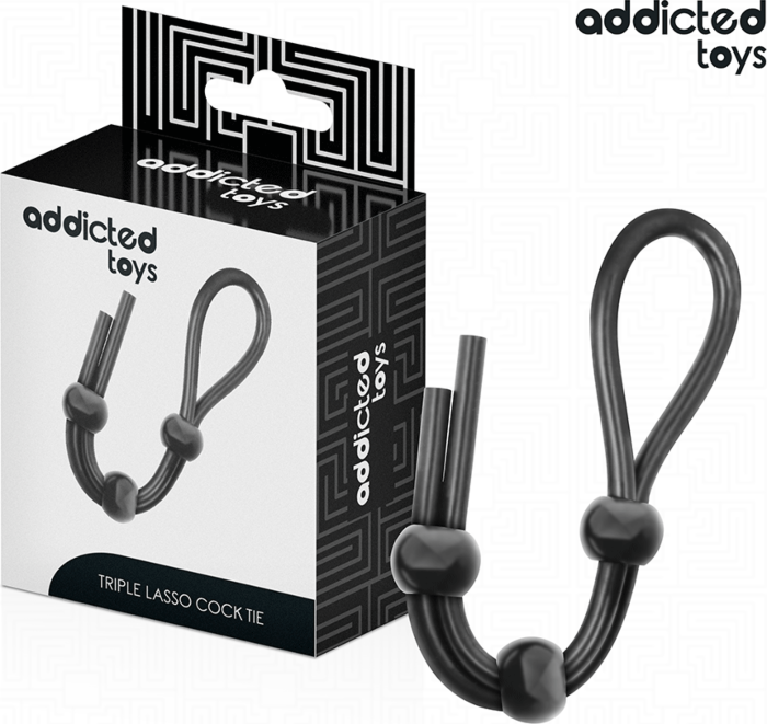Cuerda para Pene Addicted Toys Triple Lazo - Intensität