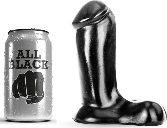 Dildo All Black 14 cm - Realistisch für Einsteiger