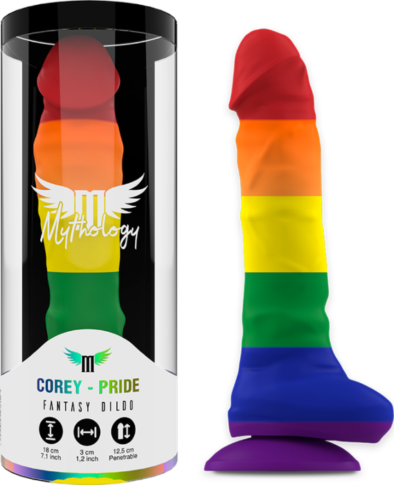 Dildo Anal Mythology Corey Pride M - Flexibel und Ergonomisch