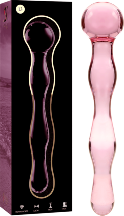 Dildo Cristal Rosa Nebula 13