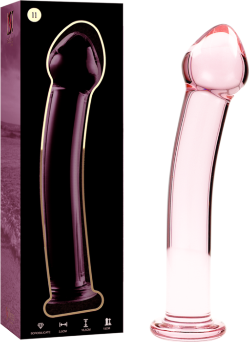 Dildo Cristal Rosa Nebulosa Dildo Cristal Rosa Nebulosa