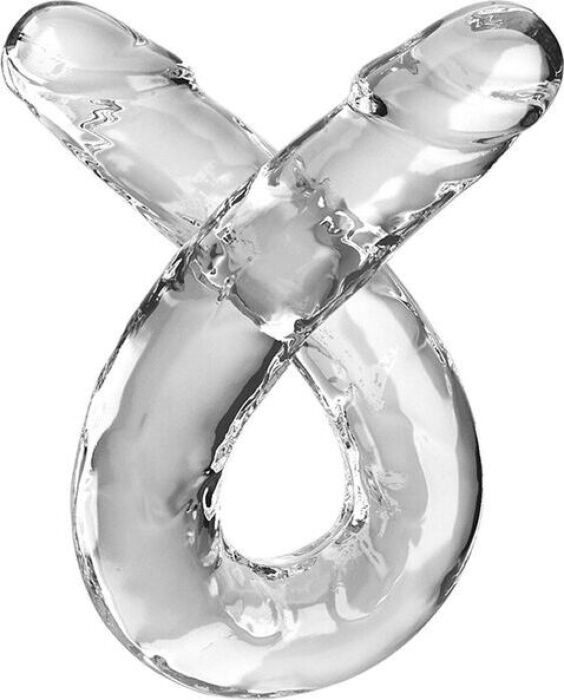 Dildo Double Trouble King Cock 46 cm Transparent Dildo Double Trouble King Cock 46 cm Transparent