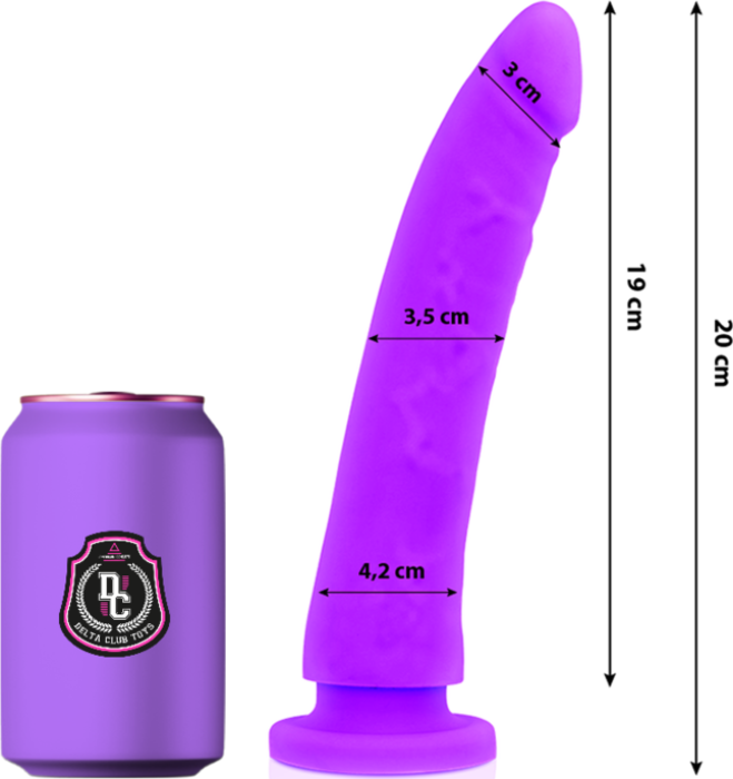 Dildo Lila Delta Silk