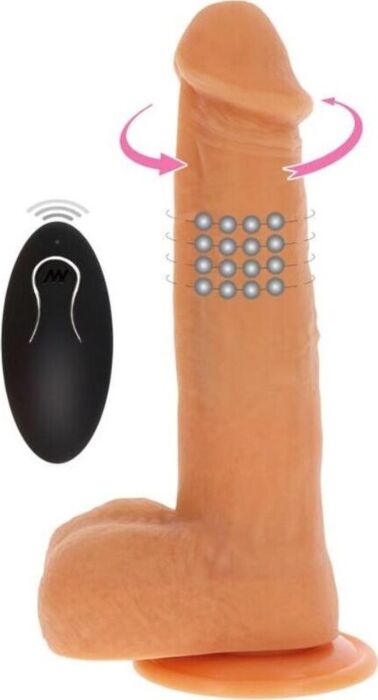 Dildo Vibrator Get Real Natural mit Drehkugeln