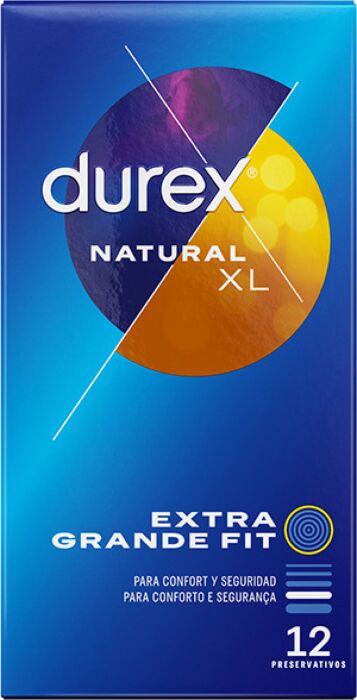Durex natural xl 12 uds