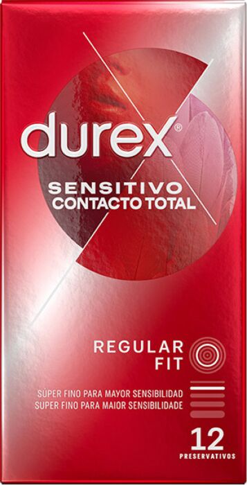 Durex sensitivo contacto total 12 uds