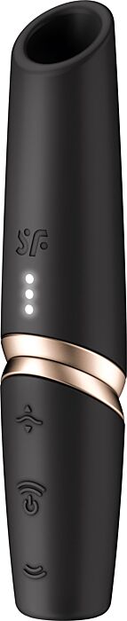 Vibrator Satisfyer Perfect Kiss Druckwellen schwarz/gold
