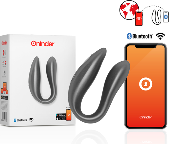 Estimulador Lisboa G & Clítoris - Negro Brillante