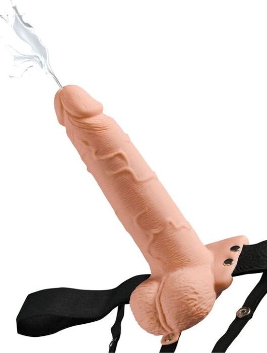 FETISH FANTASY Strap-On mit Squirter 19 cm FETISH FANTASY Strap-On mit Squirter 19 cm