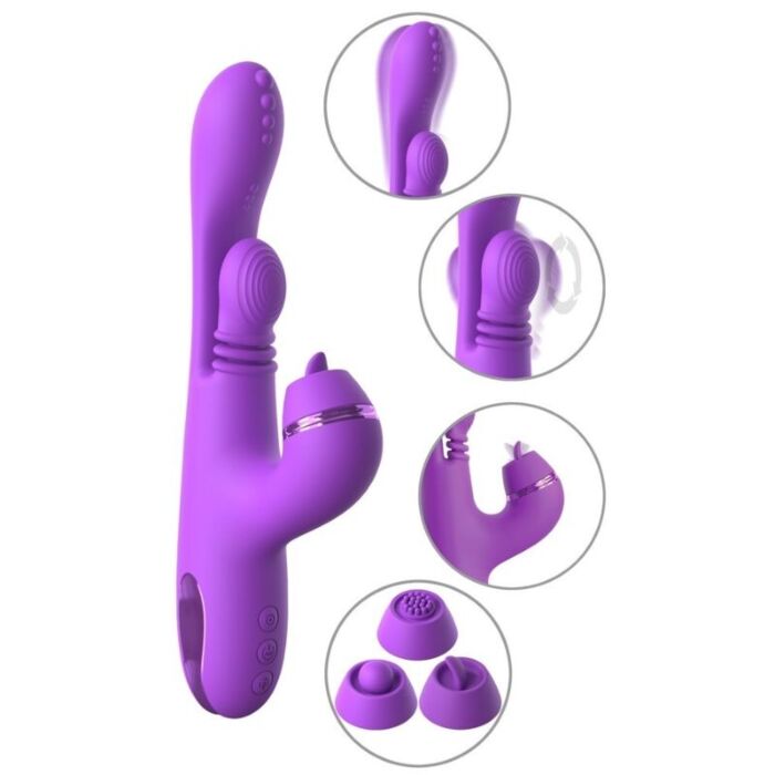FANTASY FOR HER - INTIMOTION PULSE PRO VIBE RABBIT VIBRATOR PURPLE FANTASY FOR HER - INTIMOTION PULSE PRO VIBE RABBIT VIBRATOR PURPLE