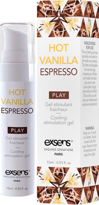 Stimulationsgel Exsens Hot Vanilla Espresso 15 ml Stimulationsgel Exsens Hot Vanilla Espresso 15 ml
