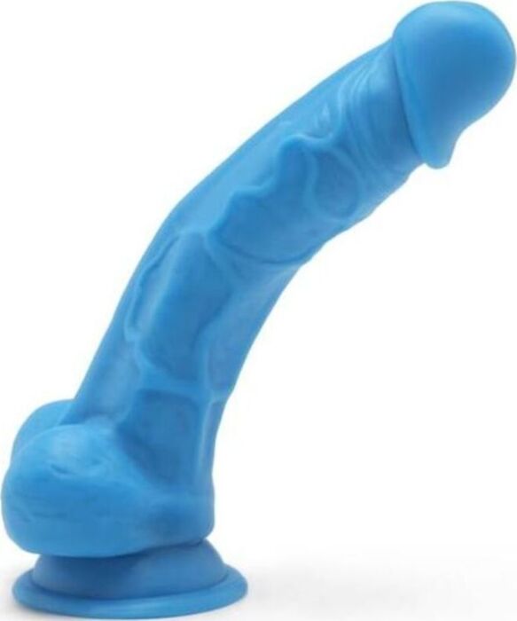 Happy dicks dildo con testículos 19cm - azul Happy dicks dildo con testículos 19cm - azul