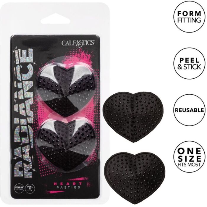 Heart Gem Pezoneras Glam - Negro