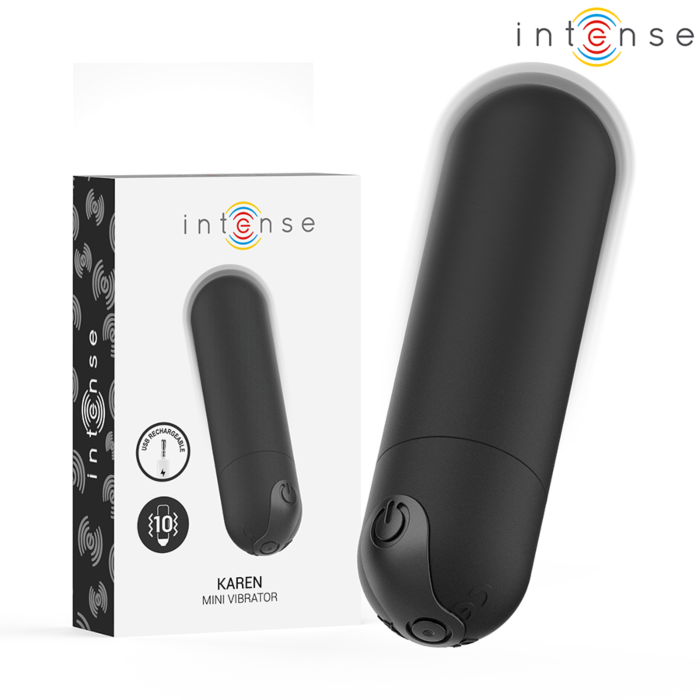 Mini Vibrator INTENSE FUN TOYS Karen mit 10 Vibrationsmodi