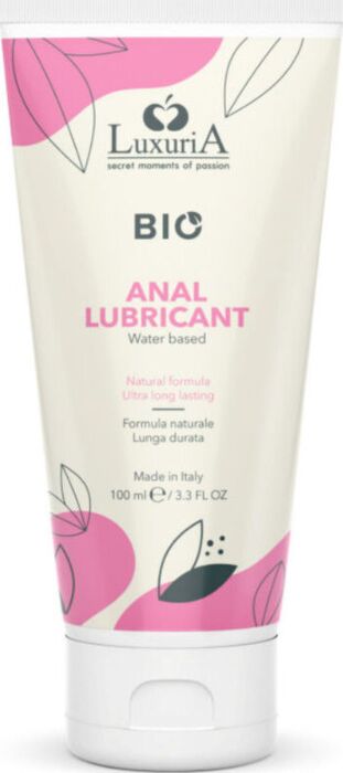Intimateline - Lubricante Anal Luxuria BIO Base Agua 100ml