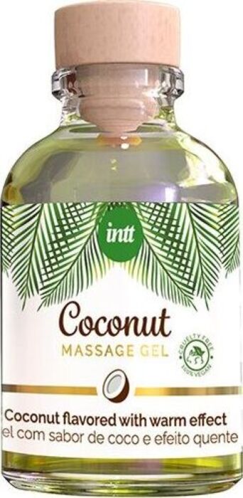 Intt Massage Gel Vegano Coco con Efecto Calor 30ml