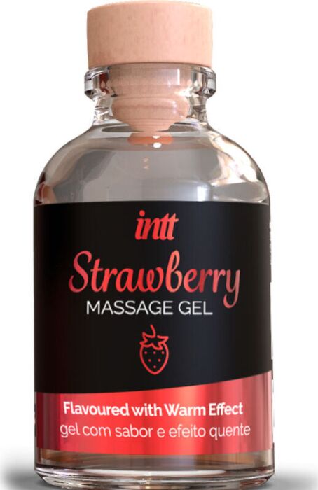 Intt Massage & Oral Sex - Gel de Masaje Sabor a Fresa Efecto Calor 30ml Intt Massage & Oral Sex - Gel de Masaje Sabor a Fresa Efecto Calor 30ml