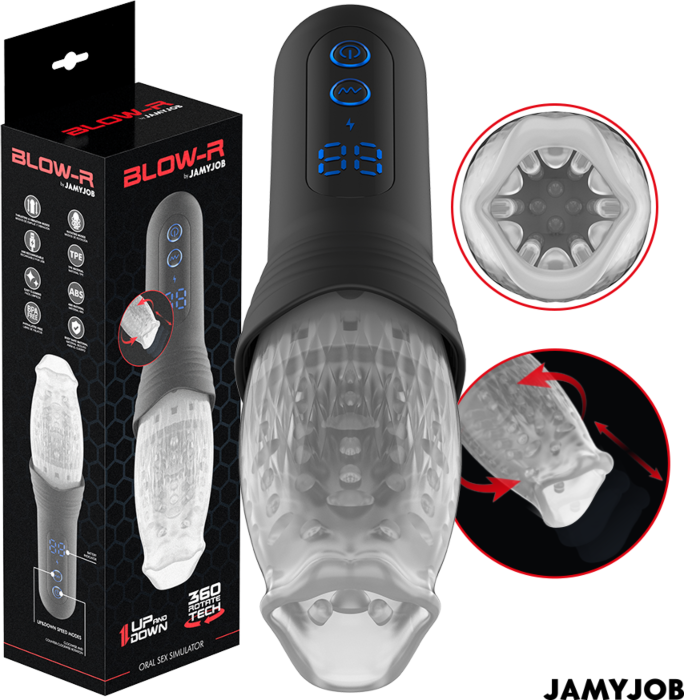 Masturbator JAMYJOB BLOW-R mit thrusting und Rotation