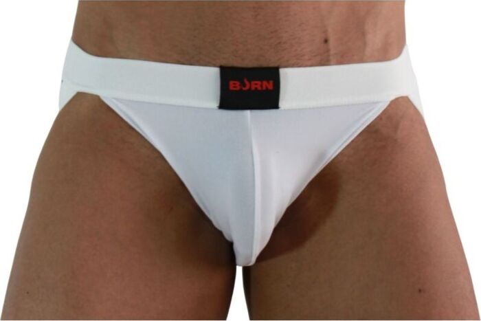 Jockstrap BURN 007 Weiß M - Sinnliche Eleganz Jockstrap BURN 007 Weiß M - Sinnliche Eleganz