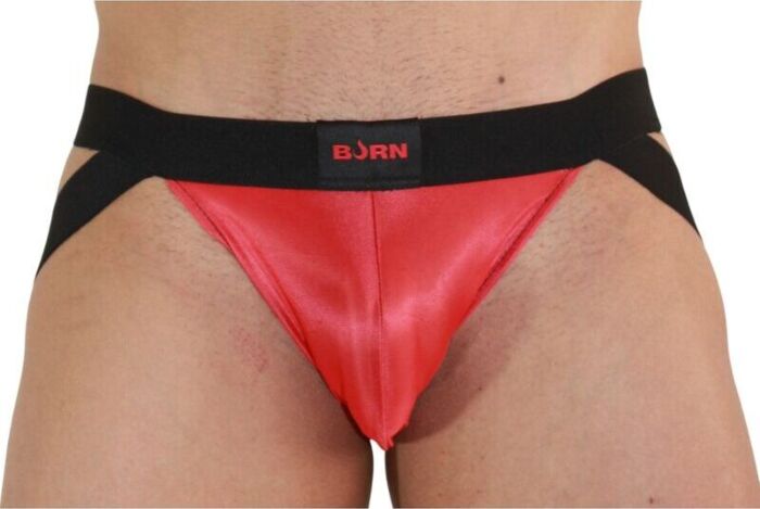 Jockstrap BURN 010 Rot Schwarz - Sinnliches Design