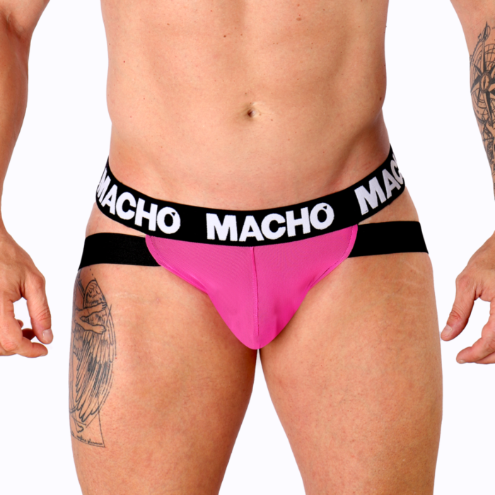 Jockstrap MACHO MX28FR Rosa Neon XL – Stilvoll & Bequem Jockstrap MACHO MX28FR Rosa Neon XL – Stilvoll & Bequem