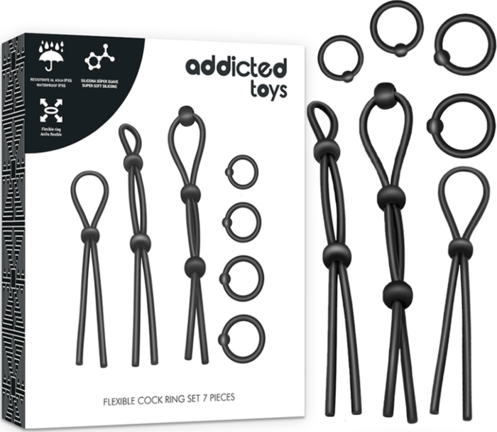 Kit Flexi-Rings - Juego 7 Anillas Seductoras Kit Flexi-Rings - Juego 7 Anillas Seductoras