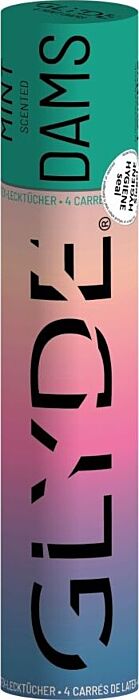 Oral-Dams aus Latex SHEER GLYDE mit Minzduft