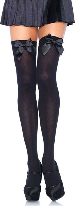 Leg avenue medias opacas con lazo