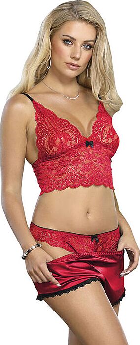 Lingerie SET SUBBLIME 953898 Rot S/M Eleganz Lingerie SET SUBBLIME 953898 Rot S/M Eleganz
