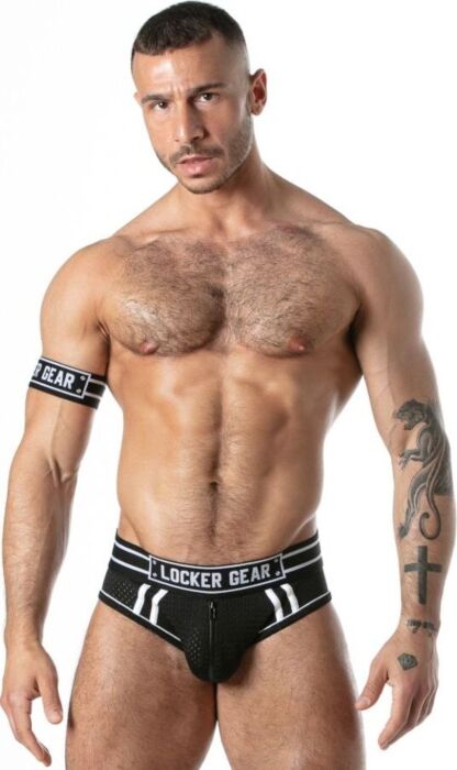 Jockstrap LOCKER GEAR SPORT MESH Schwarz S