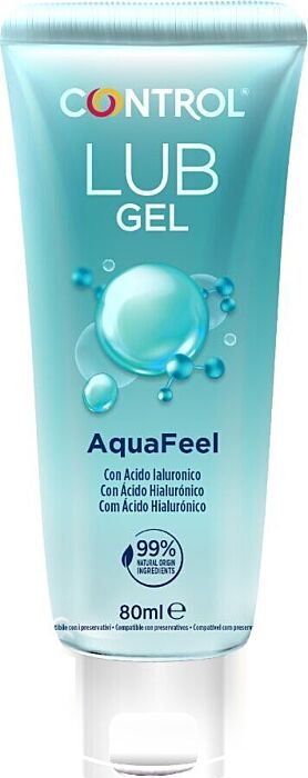 Gleitgel Control AquaFeel 80ml - Hyaluron für Frische