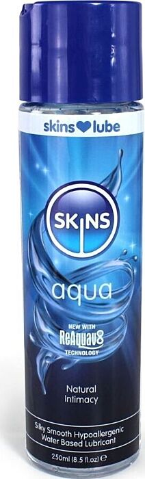 Gleitgel SKINS Aqua 250 ml – wasserbasiert