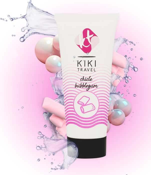 Lubricante KIKÍ TRAVEL 50 ml con Sabor a Chicle