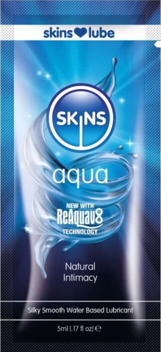 Aqua Gleitgel SKINS 5ml - Natürliche Sensation