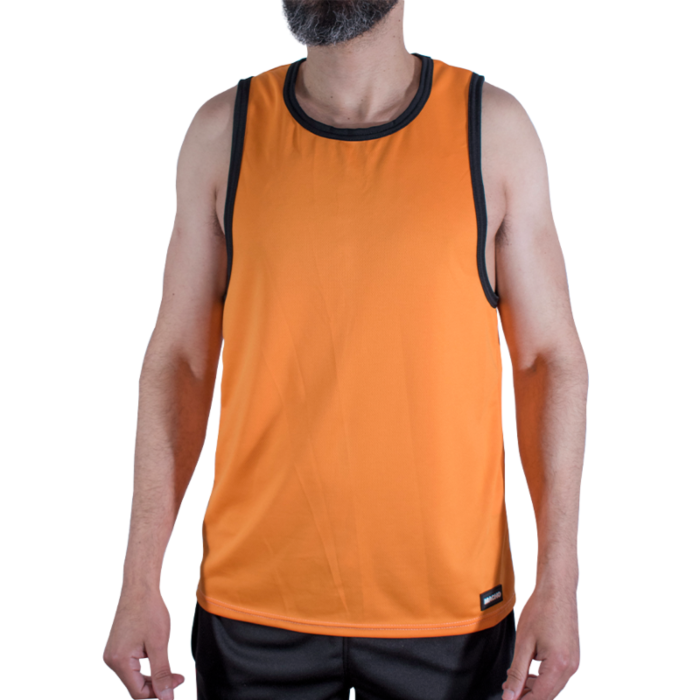 MACHO - CMV005 ORANGE GYM T-SHIRT L/XL MACHO - CMV005 ORANGE GYM T-SHIRT L/XL