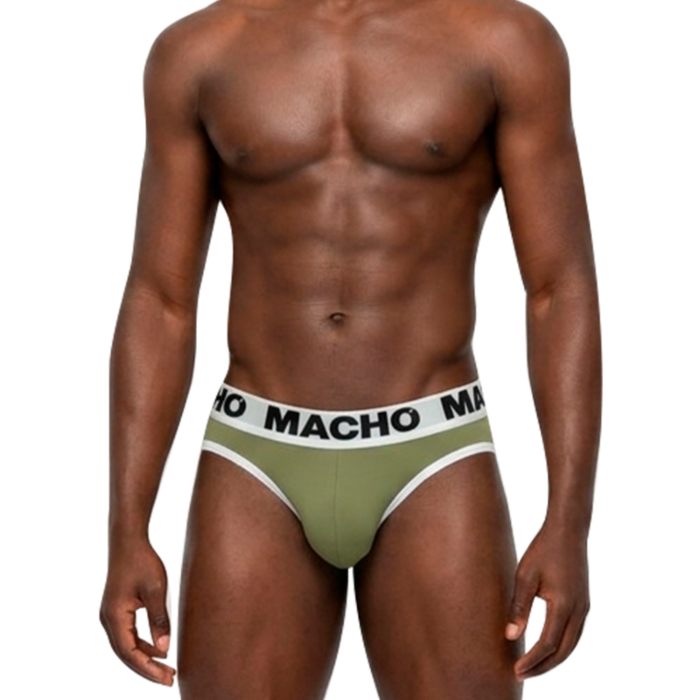 MACHO - MCH013 MILITARY GREEN SLIP L MACHO - MCH013 MILITARY GREEN SLIP L