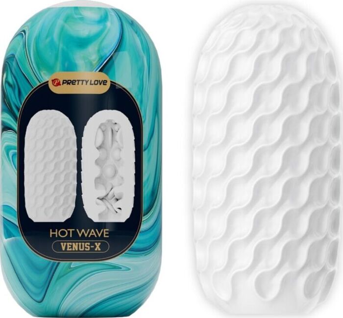 Masturbator Pretty Love Hot Wave Silikon Weiß