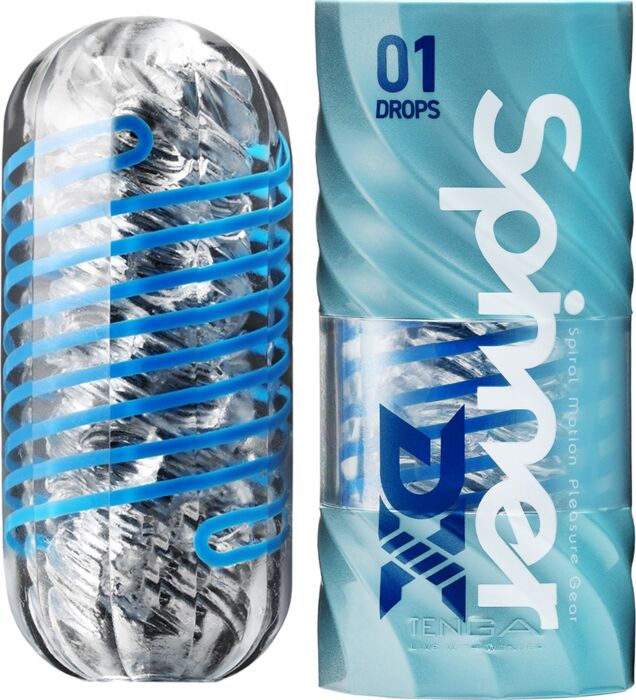 Masturbator Tenga Spinner DX 01 Drops – drehendes Innenleben