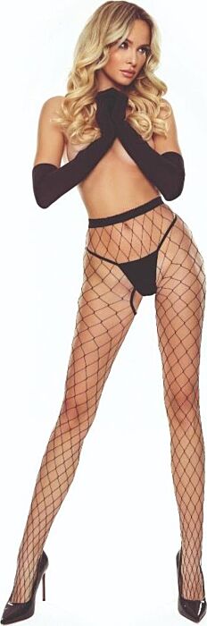 Medias PASSION TIOPEN 030 Crotchless Schwarz Medias PASSION TIOPEN 030 Crotchless Schwarz