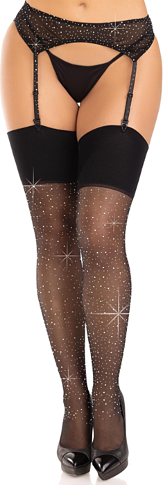Medias Spandex Leg Avenue Diamanten Schwarz Medias Spandex Leg Avenue Diamanten Schwarz