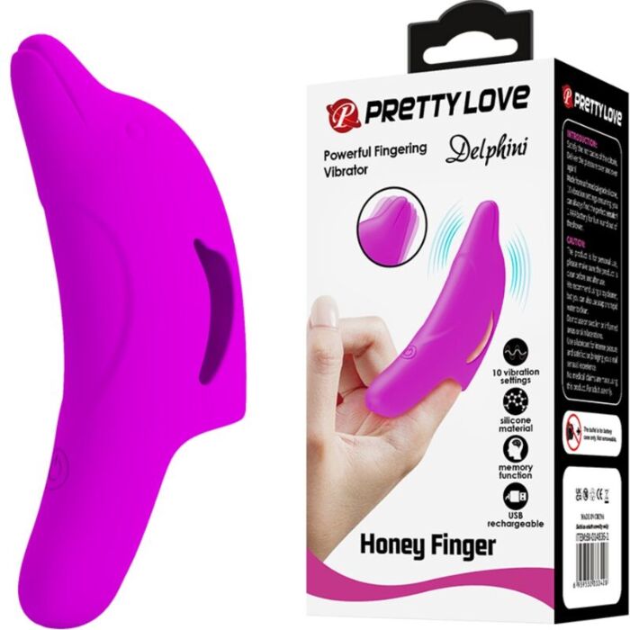 Mini Vibrator Pretty Love Delphini Lila 10 Vibrations
