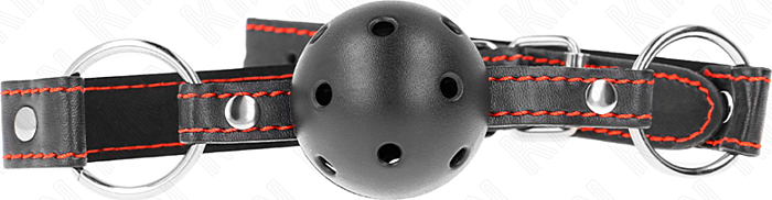 Mordaza KINK 4.5 cm Schwarz Silikon für BDSM