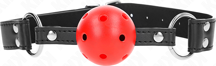 Mordaza KINK 4cm atmungsaktiv Leder 62x2.5cm