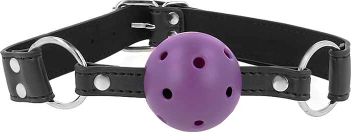 Mordaza KINK 4 cm Morado - Atmungsaktiv & Adjustable