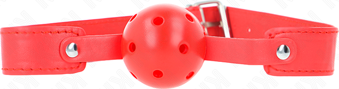 Mordaza KINK 4.5 cm Rot Silikon Atembar