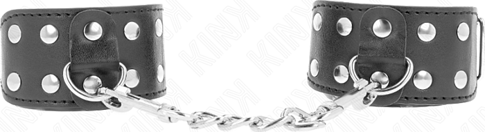 BDSM Muñekas KINK Ajustable mit Nieten Schwarz BDSM Muñekas KINK Ajustable mit Nieten Schwarz