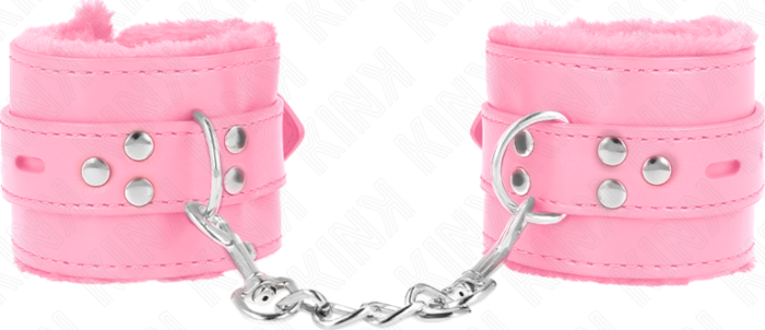 BDSM Handfesseln KINK Rosa mit Löchern