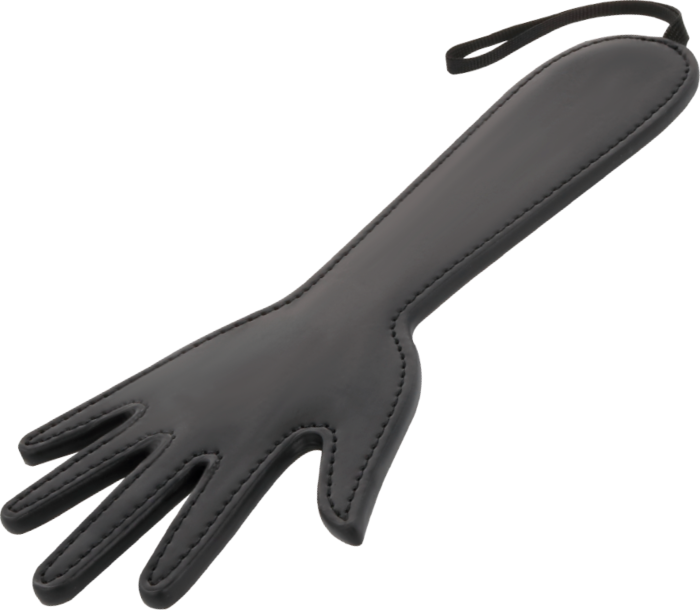 BDSM Paddel Darkness Schwarz | Fetisch-Handpaddel für Kontrolle